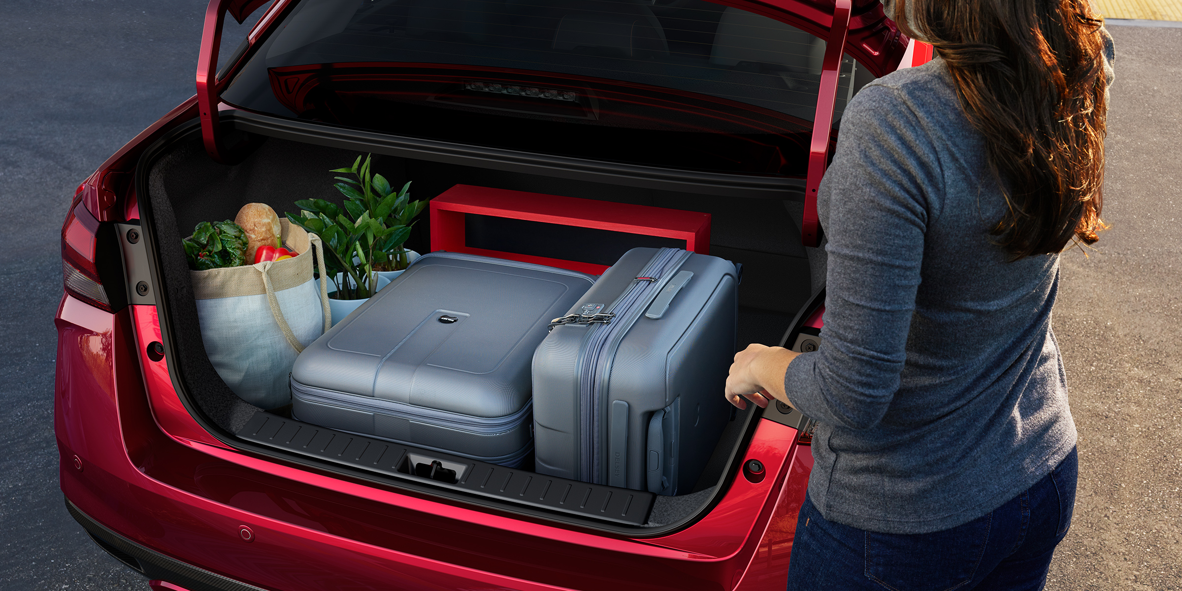 back cargo space for Nissan SUNNY 