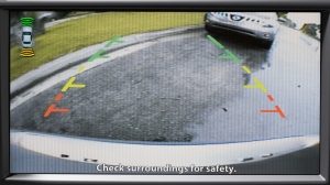 Nissan GT-R Rearview monitor